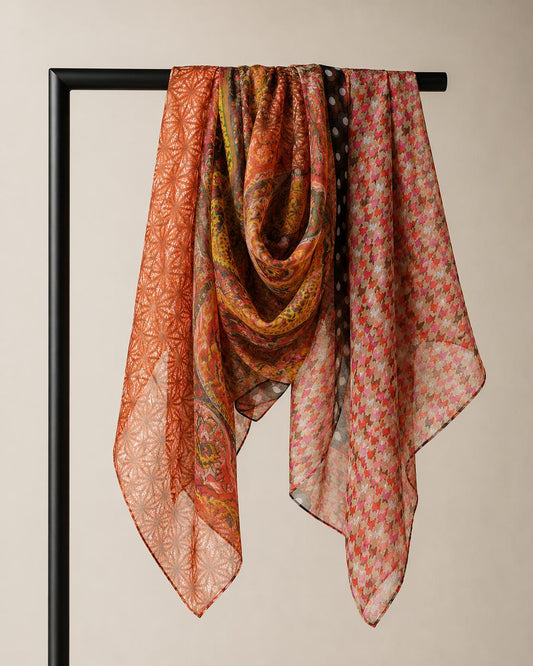AHMADDY patchwork scarf