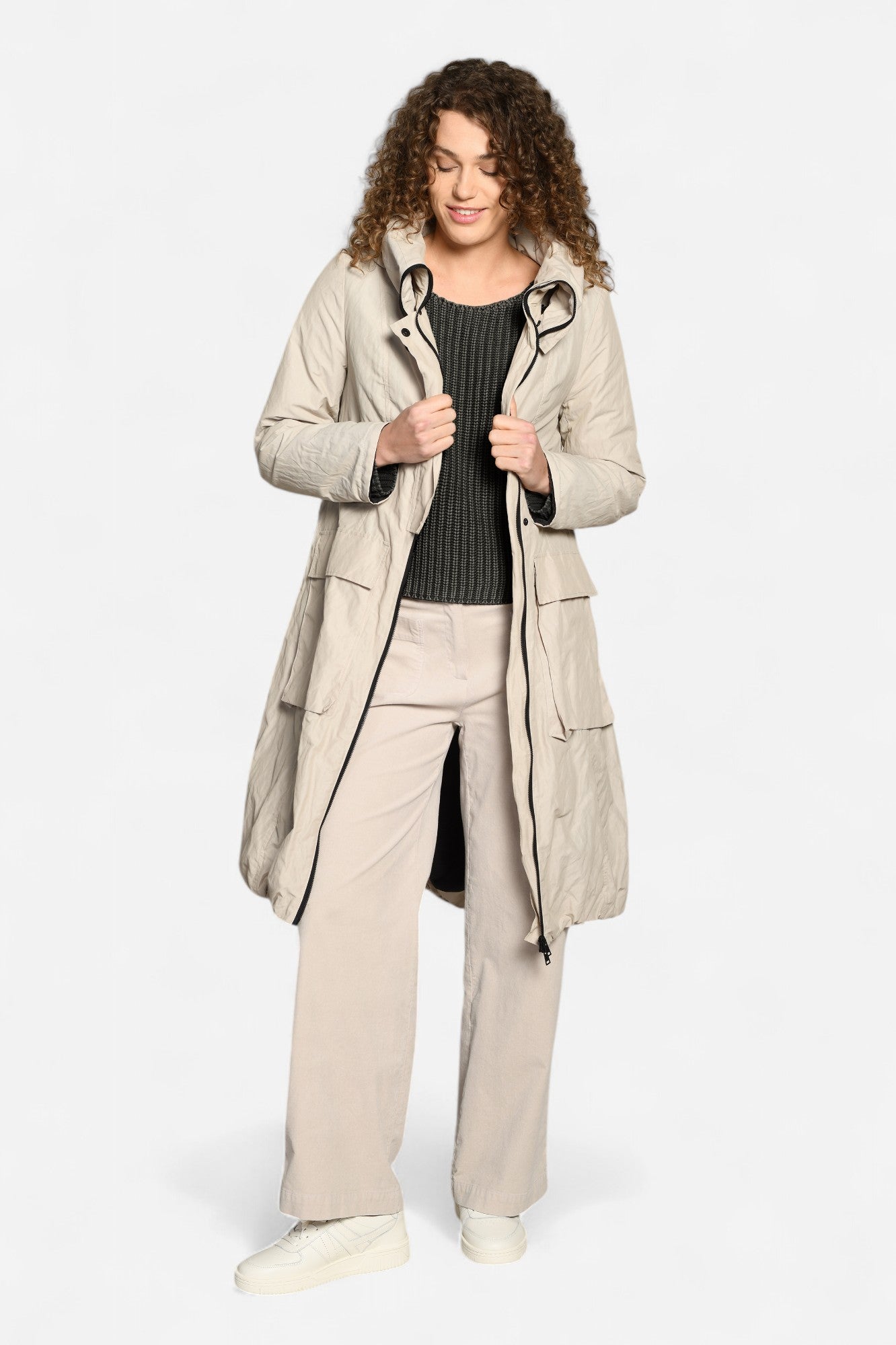 AMBER & MOON lange jas BANICO