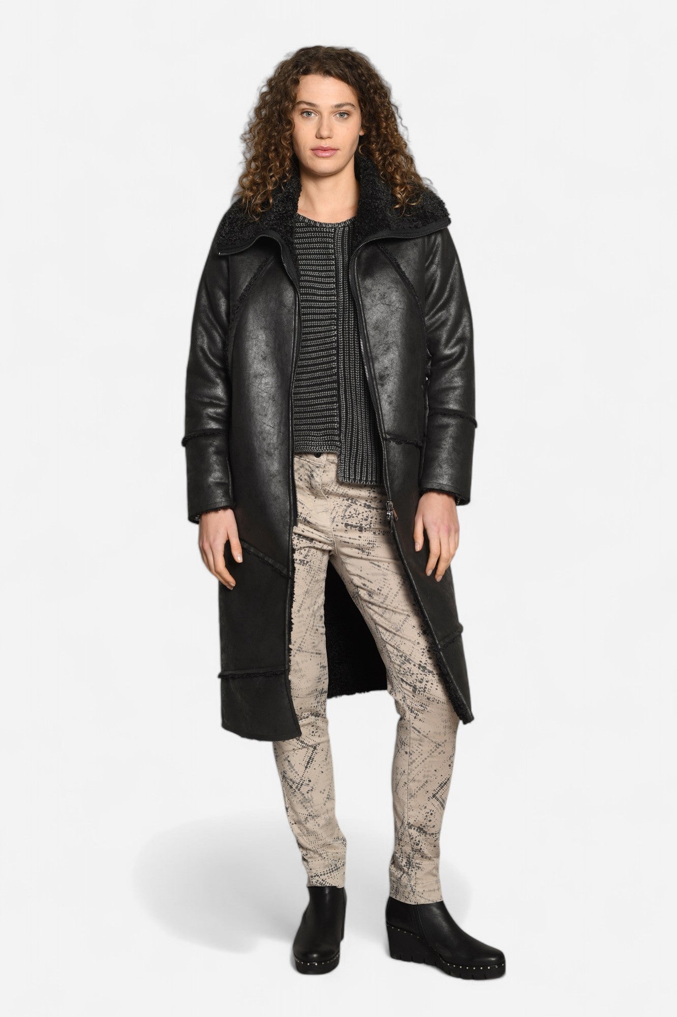 AMBER & MOON lange jas BOFIKA