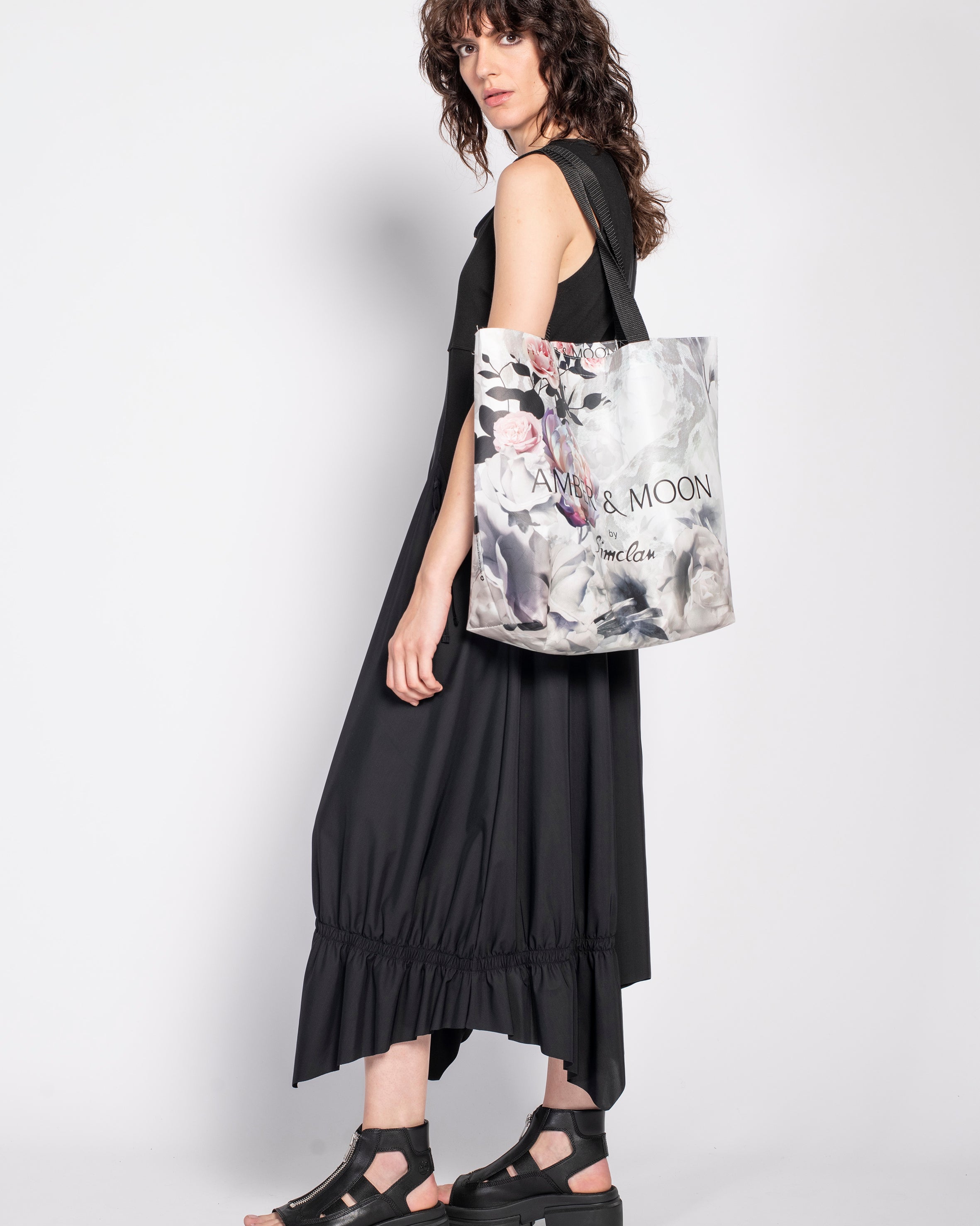 AMBER & MOON lange jurk ALLY