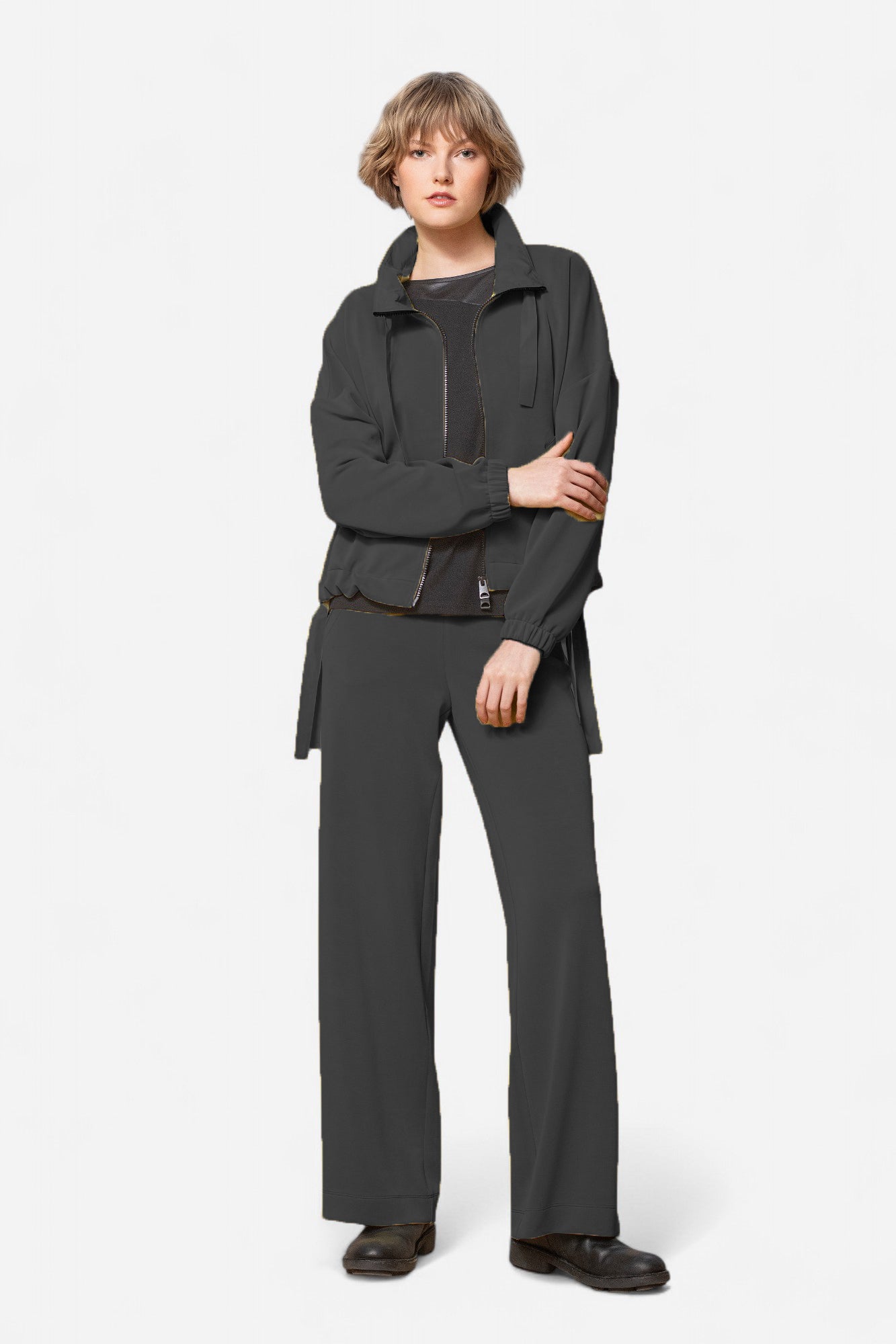 AMBER & MOON wijde jogpant BLIQ