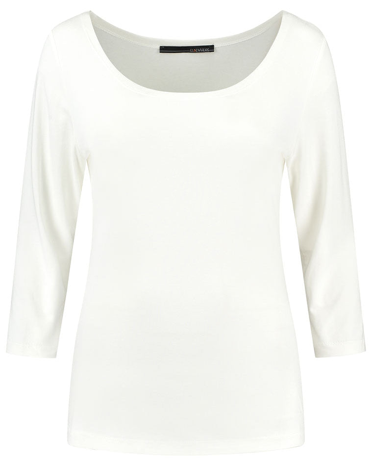 ELSEWHERE basis top 3/4 mouw HOLLY