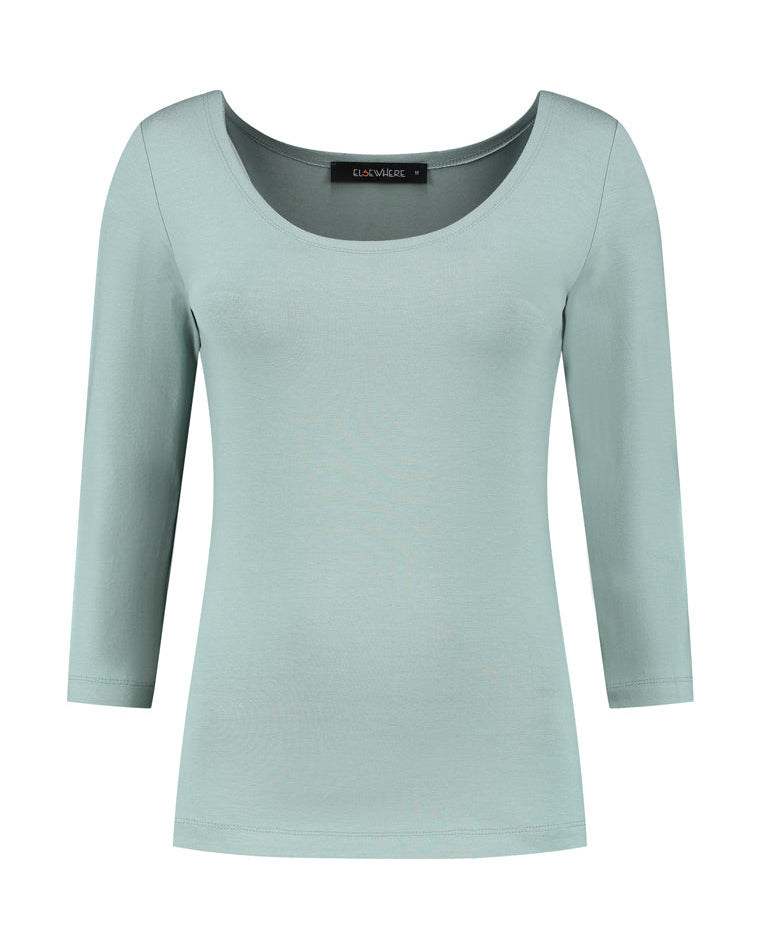 ELSEWHERE basis top 3/4 mouw HOLLY