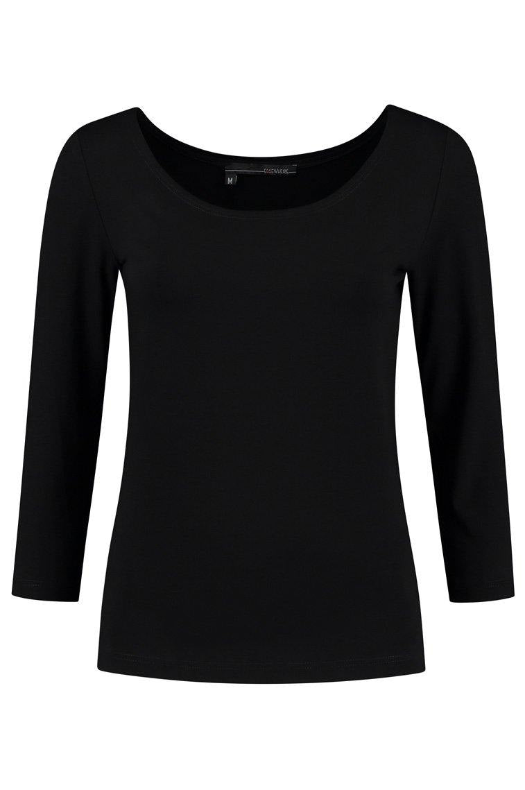 ELSEWHERE basis top 3/4 mouw HOLLY