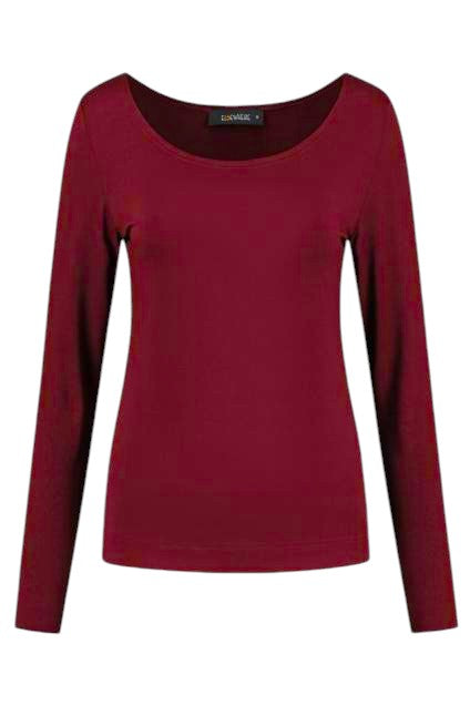 ELSEWHERE basis top lange mouw MAXIMA