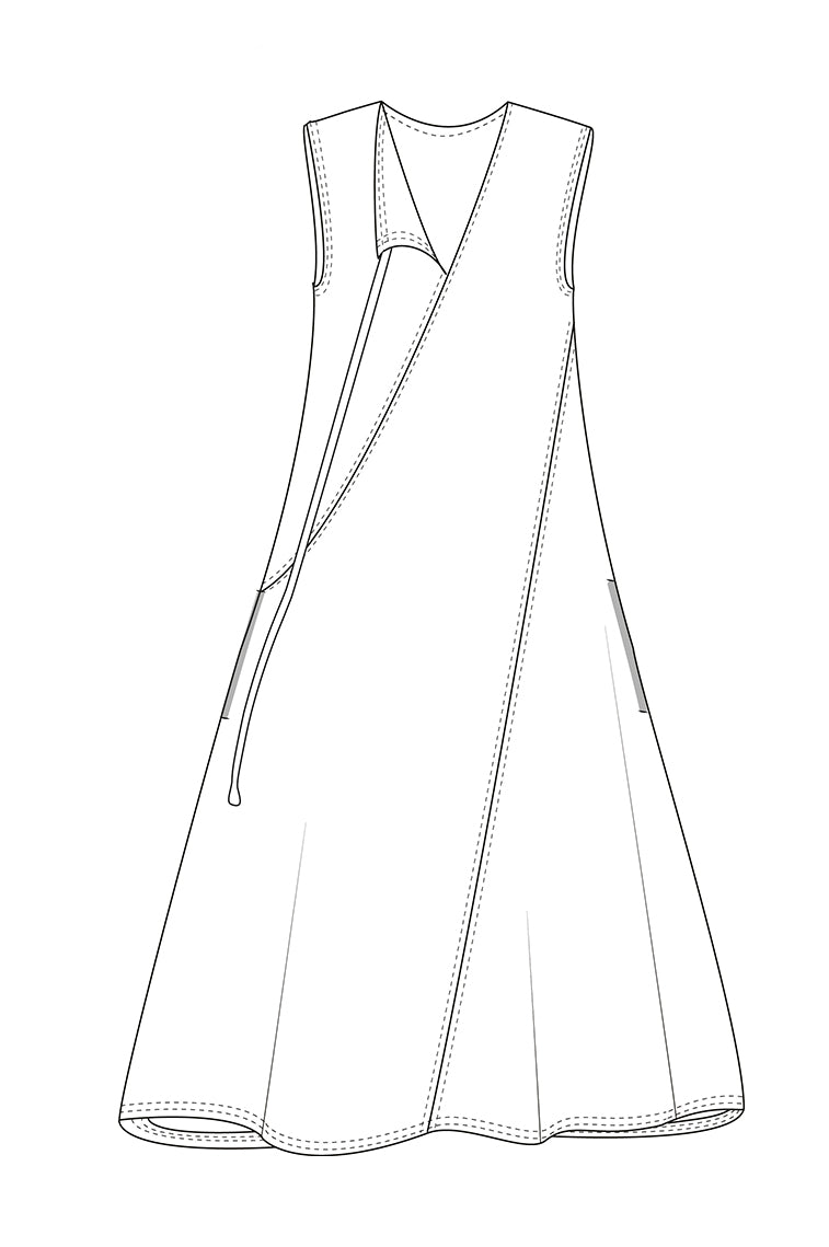 ELSEWHERE lange jurk SIRO