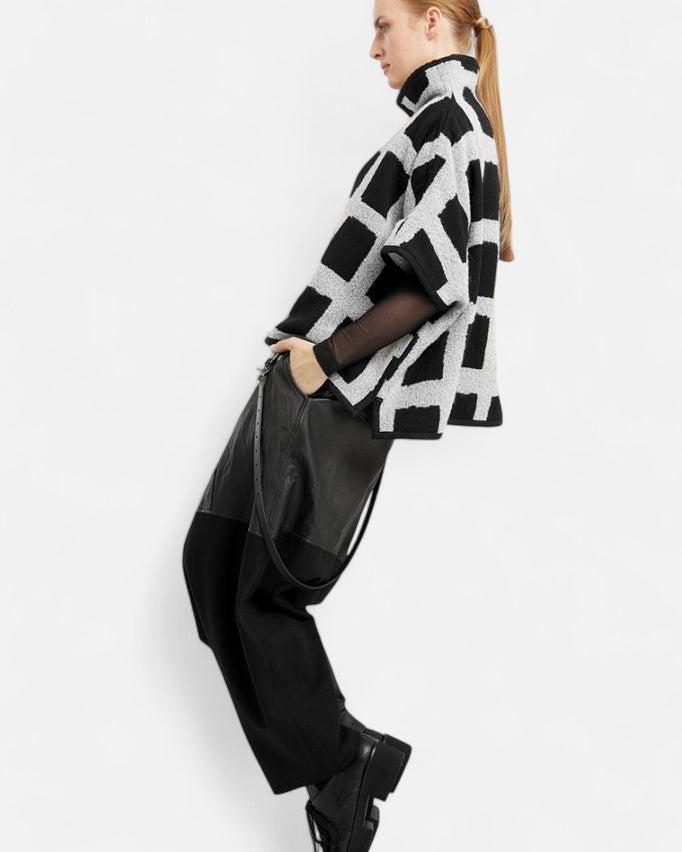 ELSEWHERE vegan lederen dhoti broek STITCH