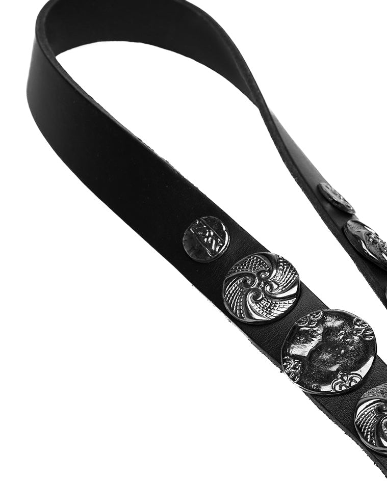 ELSEWHERE lederen ceintuur STUDS