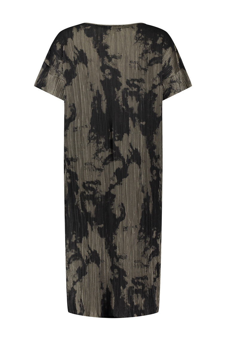 ELSEWHERE plisse jurk LOU