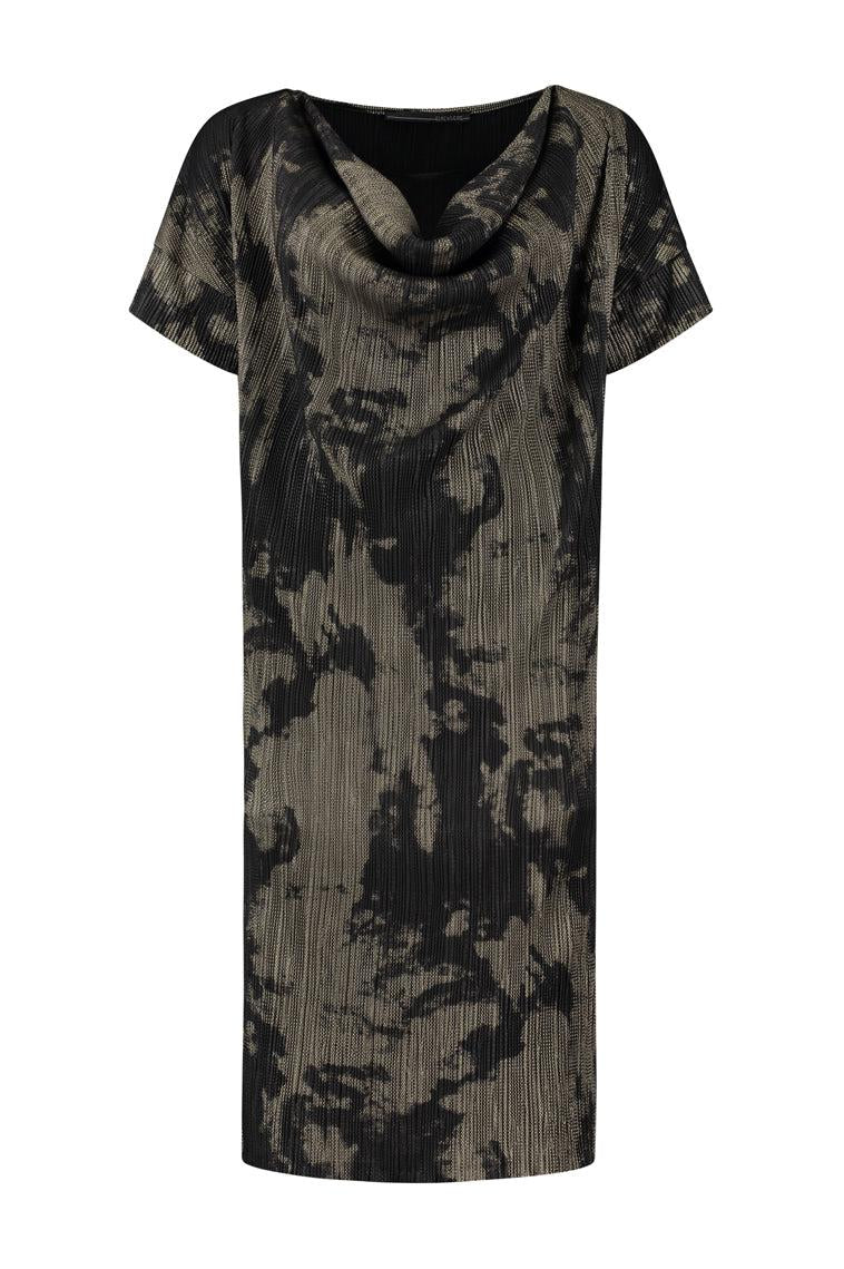 ELSEWHERE plisse jurk LOU