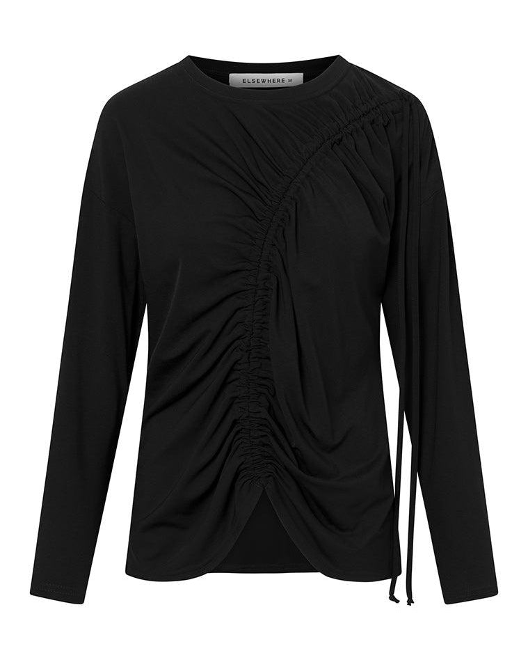 ELSEWHERE travel top SCARLET