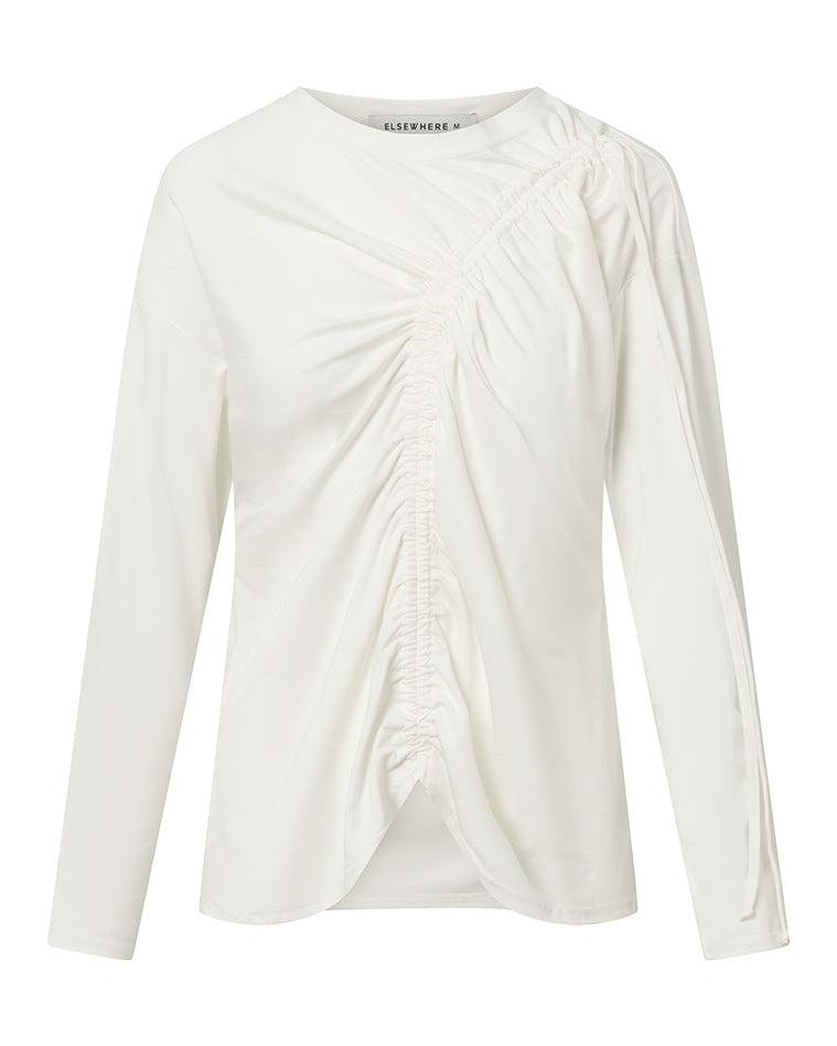 ELSEWHERE travel top SCARLET