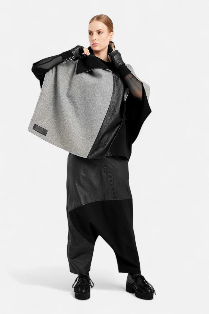 ELSEWHERE vegan lederen dhoti broek STITCH