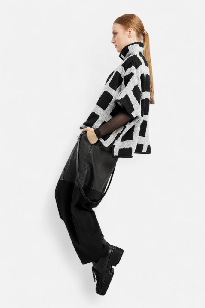 ELSEWHERE vegan lederen dhoti broek STITCH