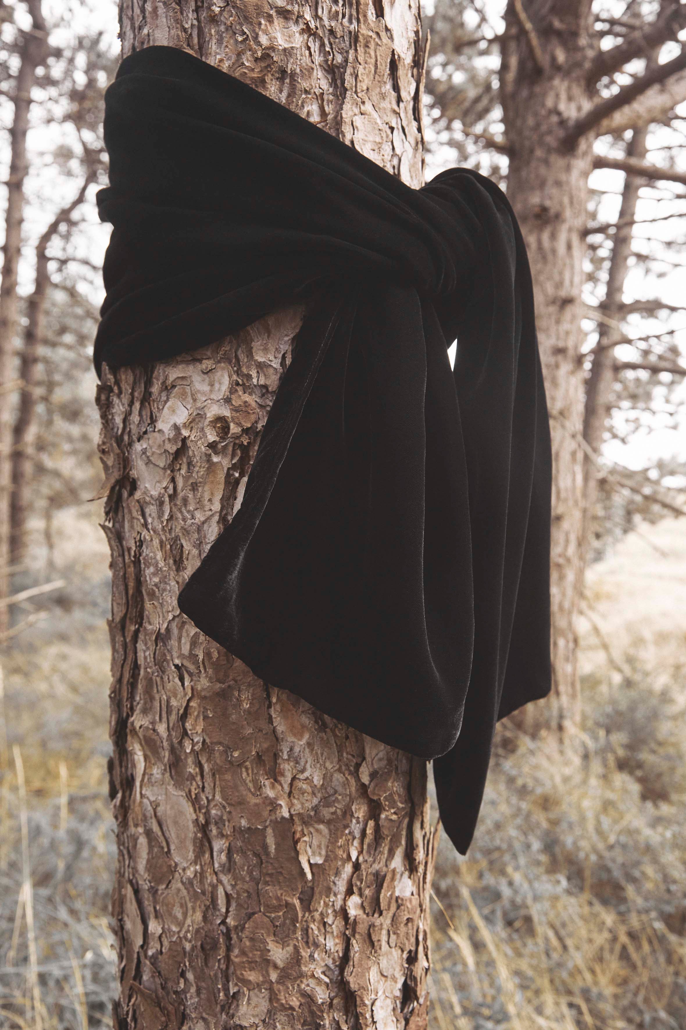 ELSEWHERE velvet sjaal SOFIA