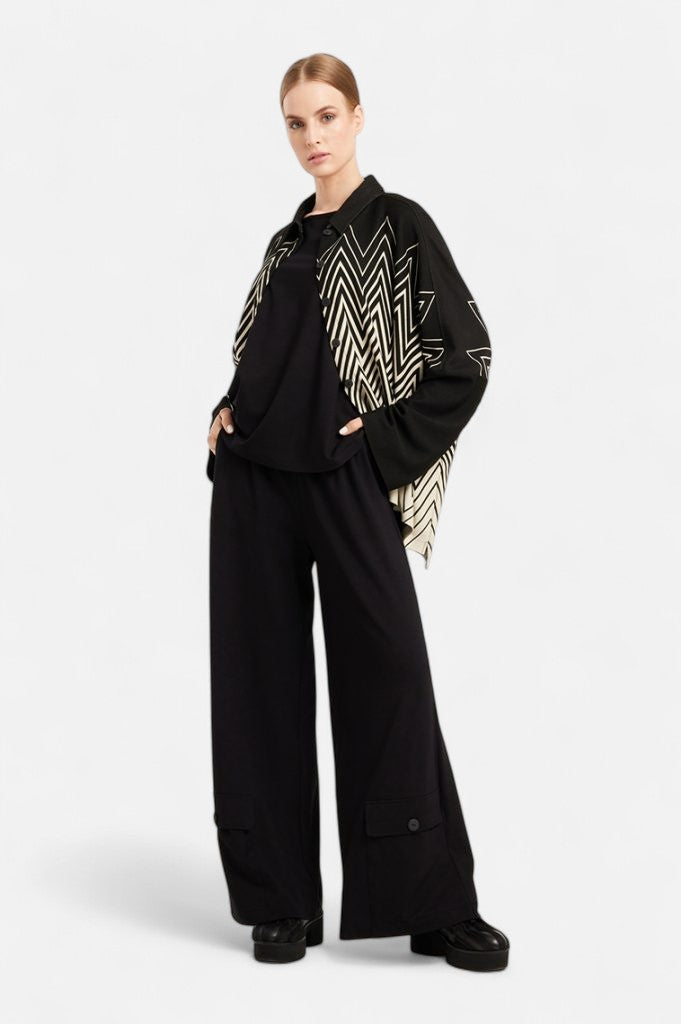 ELSEWHERE wijde broek COMFY