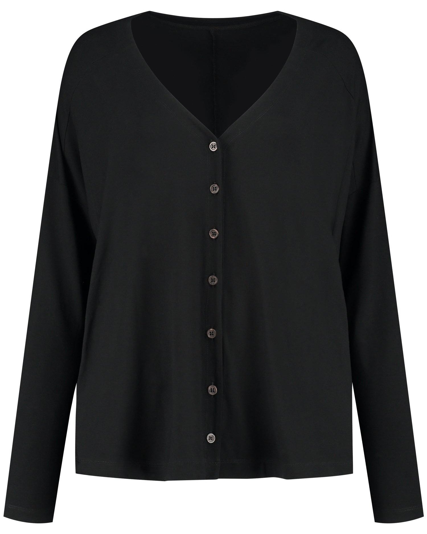 LEEZZA vest ERIKA zwart