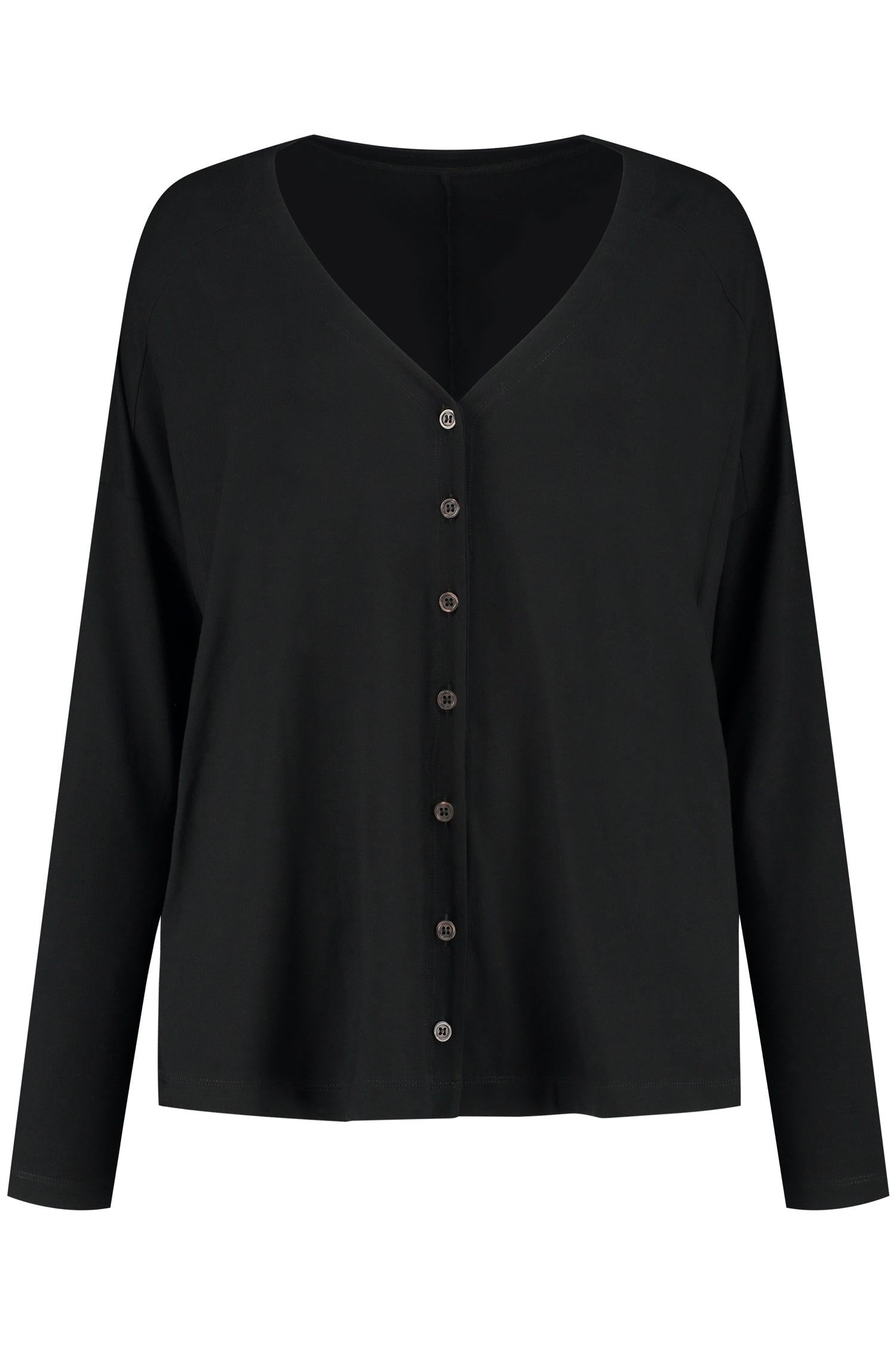 LEEZZA vest ERIKA zwart