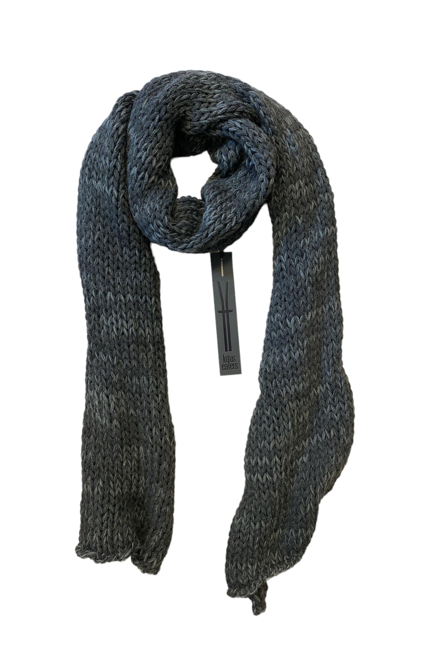 LOTUS EATERS XL wintersjaal antraciet