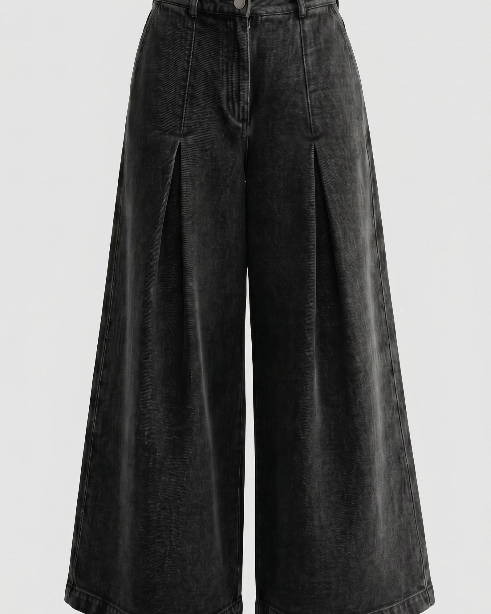 LUUKAA black denim broek RAINE