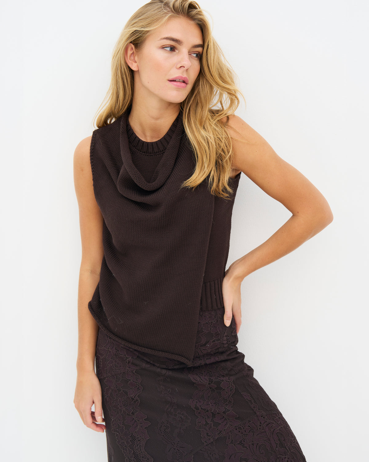 NÜ DENMARK ärmelloser Pullover ELLA