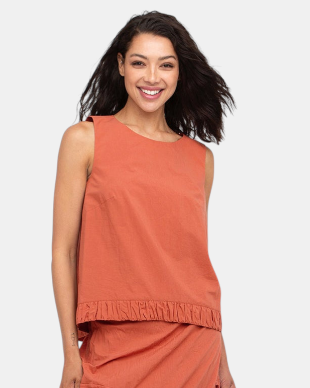 OZAI N KU mouwloze top FRIDA