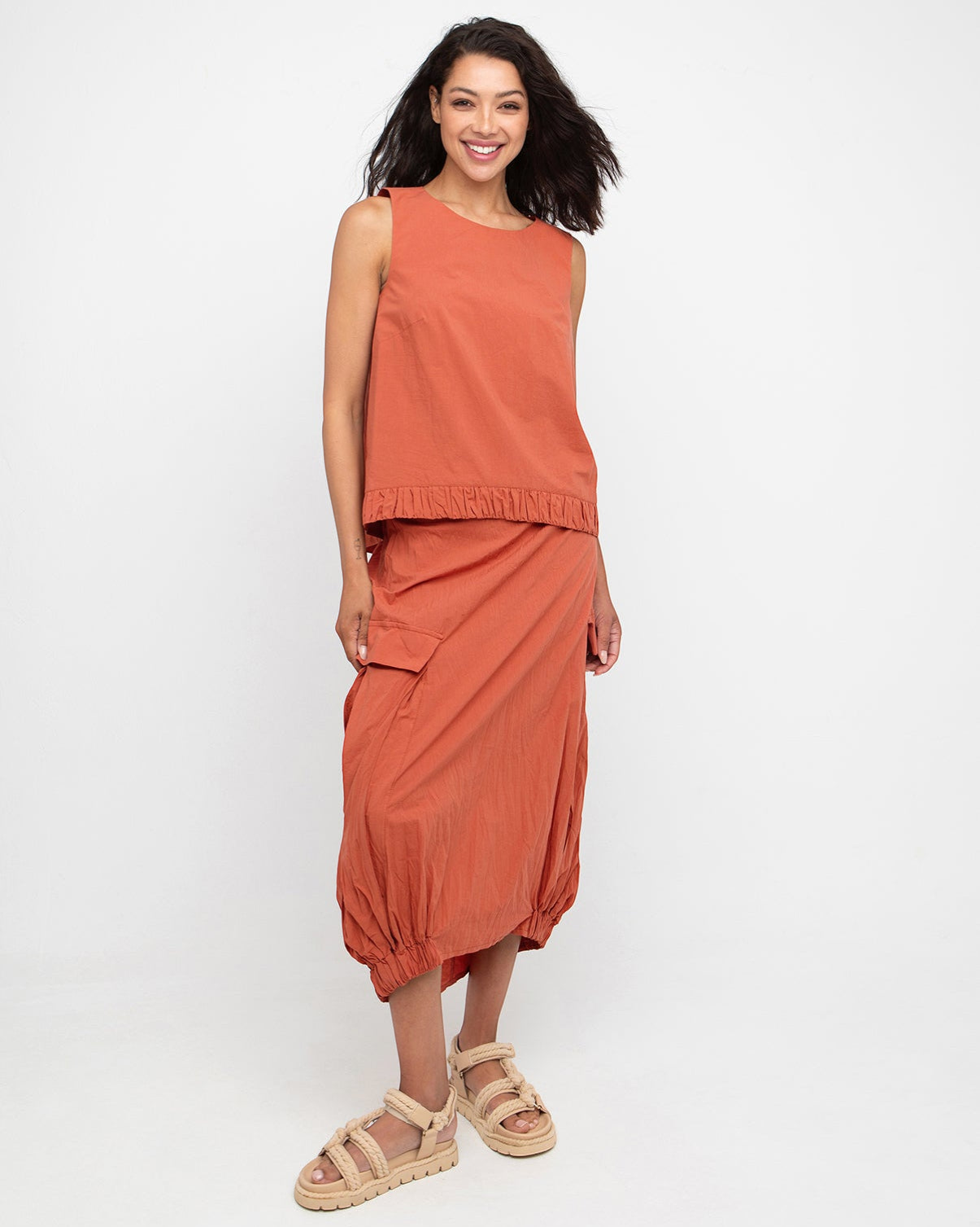 OZAI N KU mouwloze top FRIDA