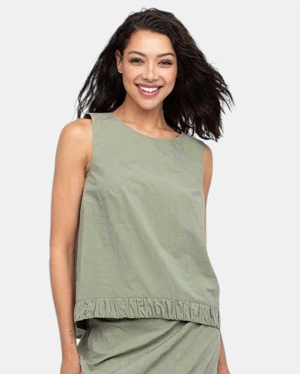 OZAI N KU mouwloze top FRIDA