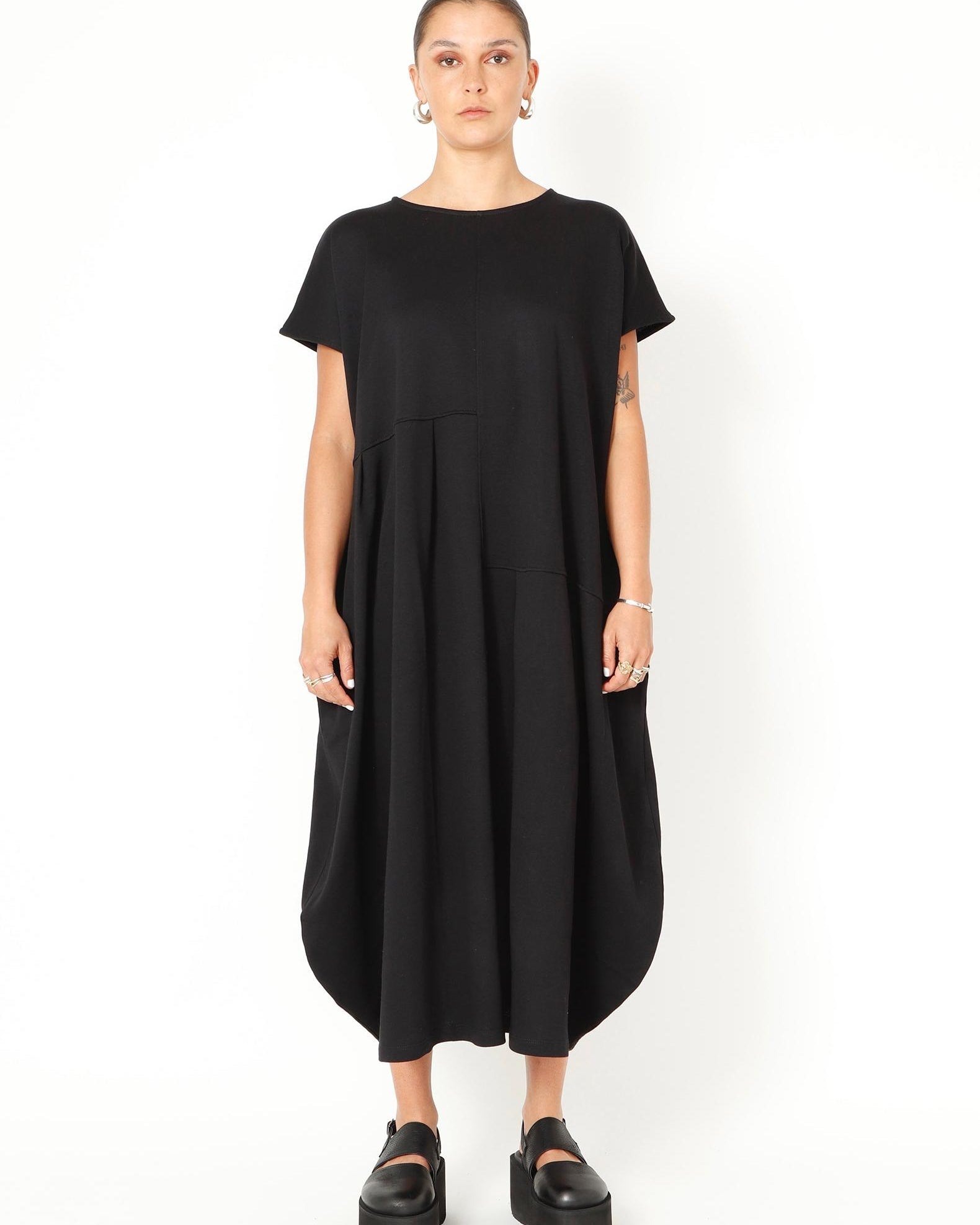 Sort Aarhus dress BRUNIA