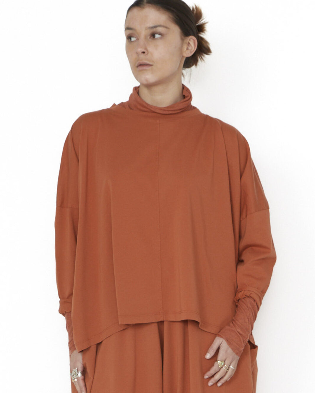 SORT AARHUS oversized top CARA