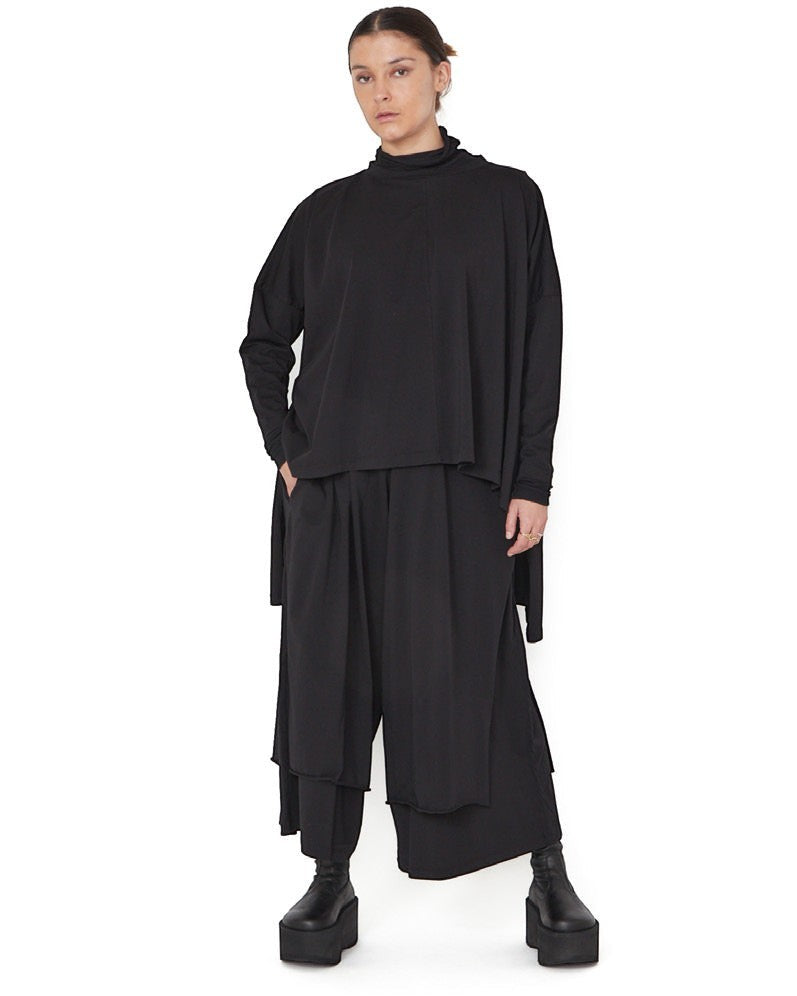 SORT AARHUS oversized top CARA