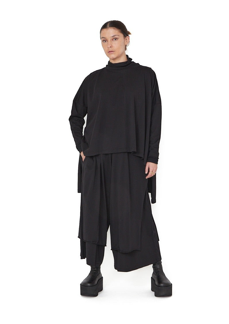 SORT AARHUS oversized top CARA