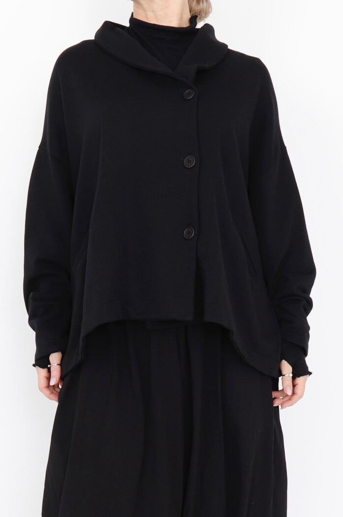 SORT AARHUS oversized vest ASFERG