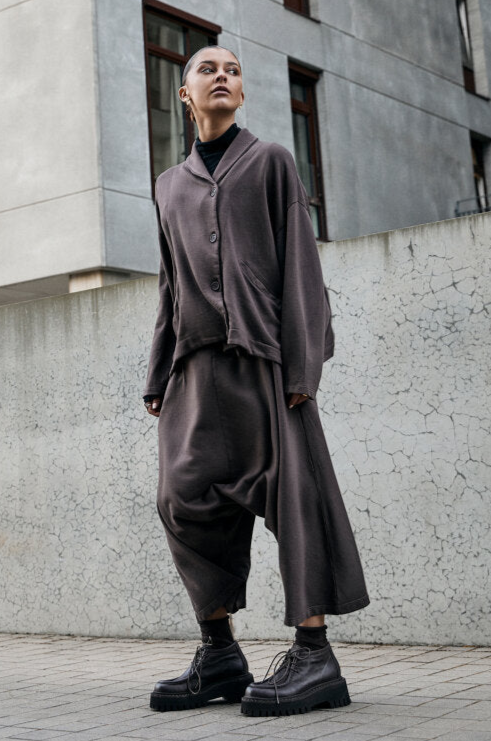 SORT AARHUS oversized vest ASFERG