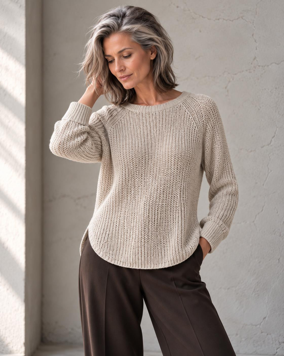YELLOW LABEL pullover Erla