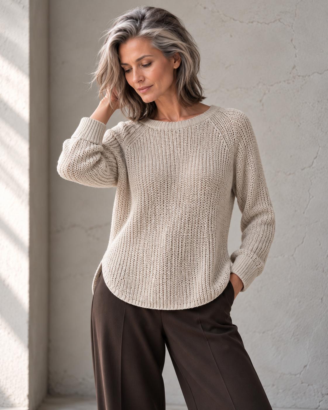 YELLOW LABEL pullover Erla