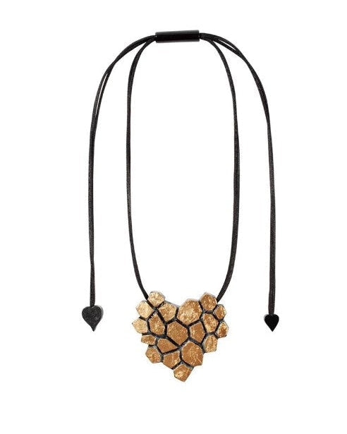 ZSISKA ketting goud BLOCKS