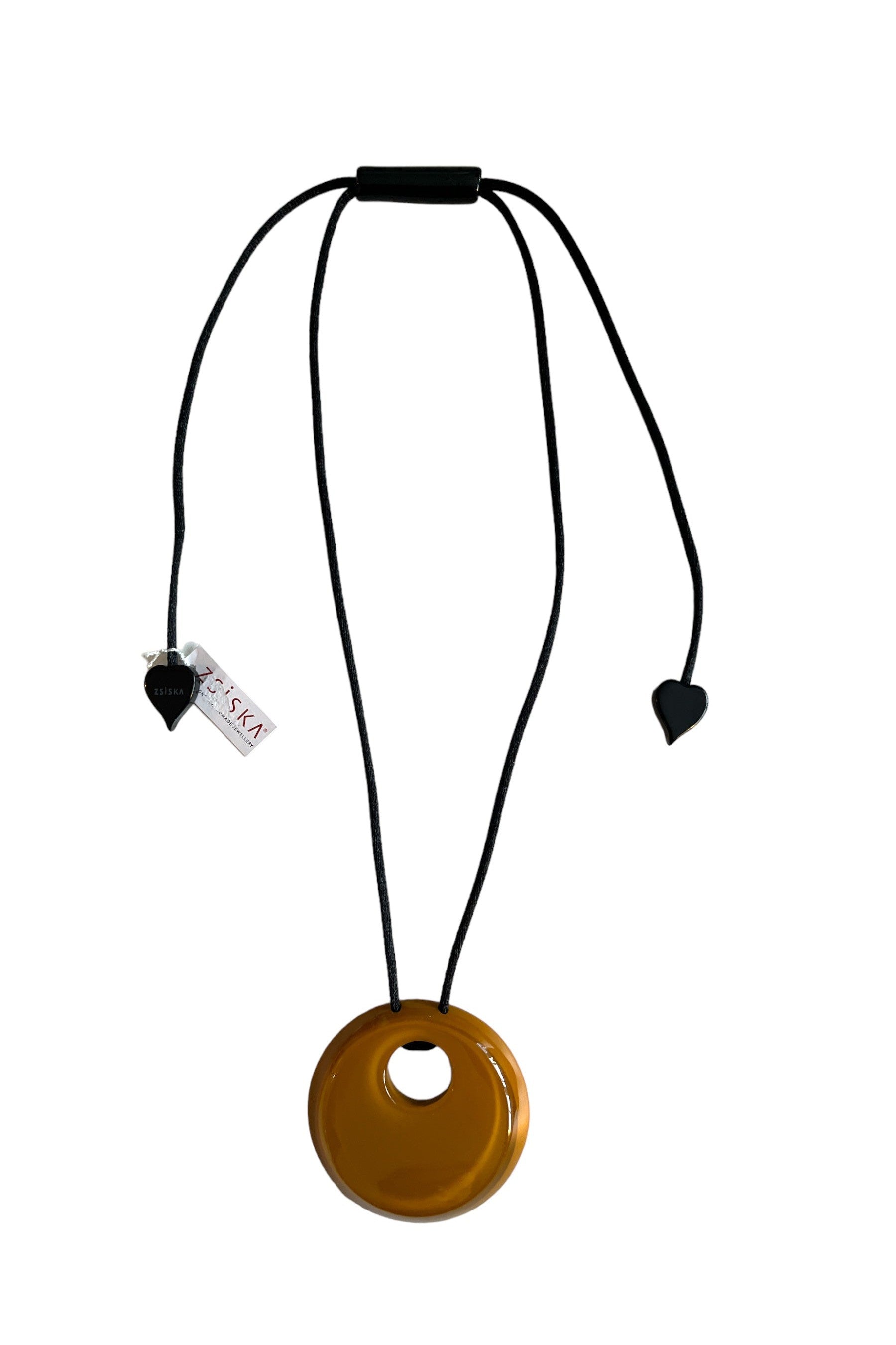 ZSISKA ketting pendant COLOURFUL STATEMENTS - oker