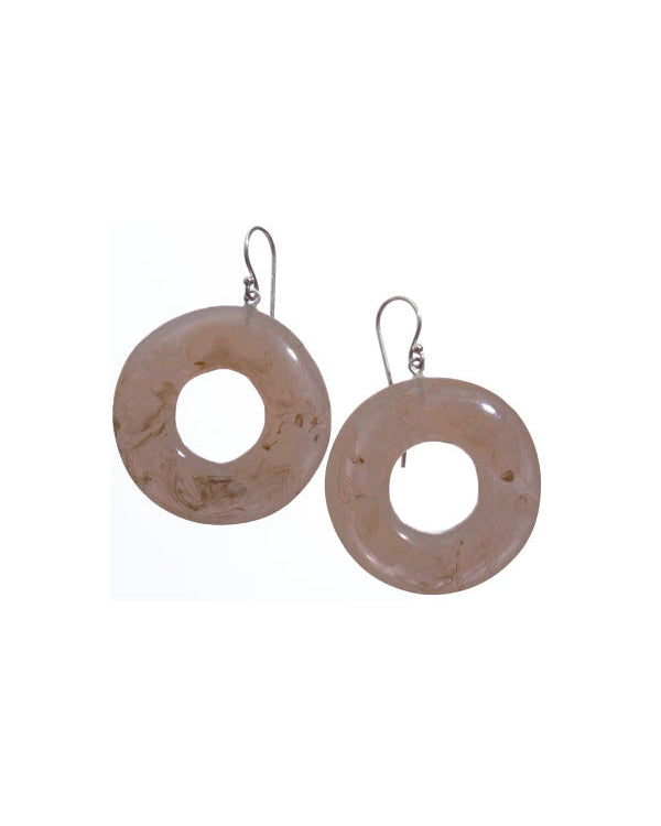 ZSISKA oorbel ORGANIC taupe