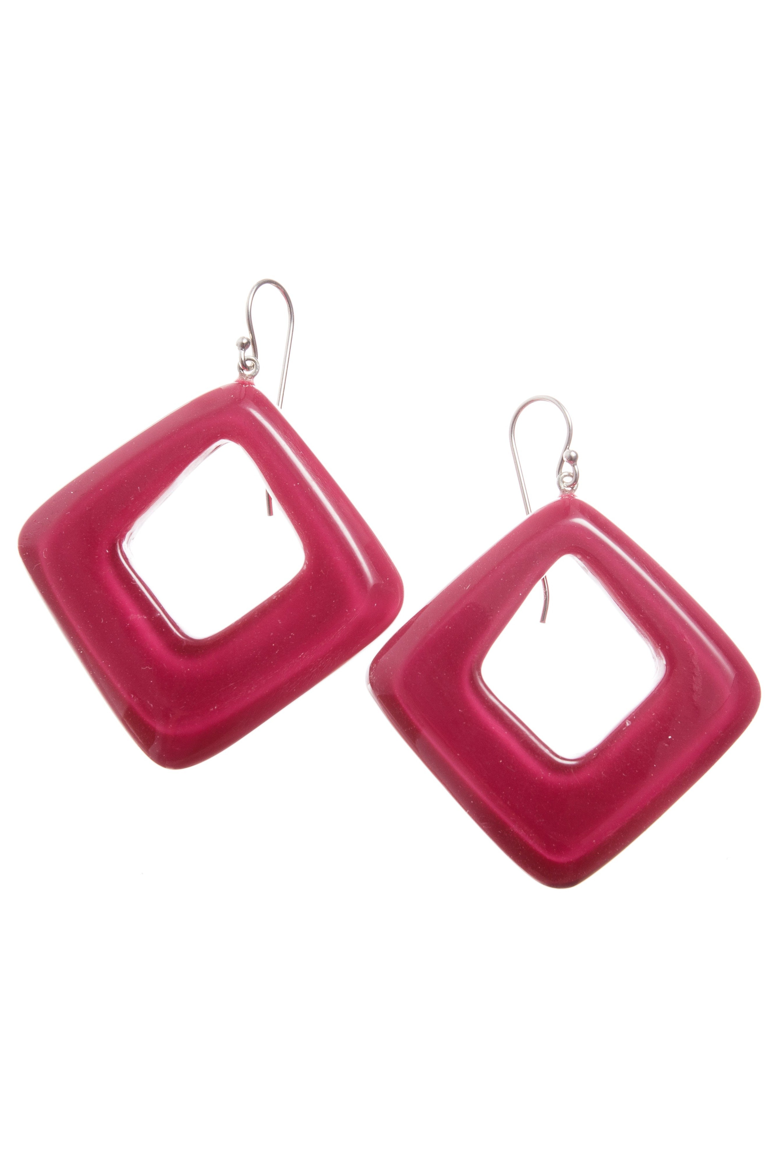 ZSISKA oorbellen COLOURFUL STATEMENTS cerise