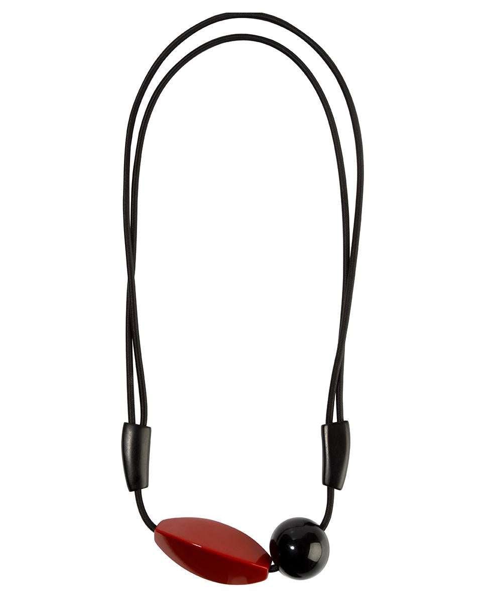 Zsiska ketting rood zwart BOSSANOVA