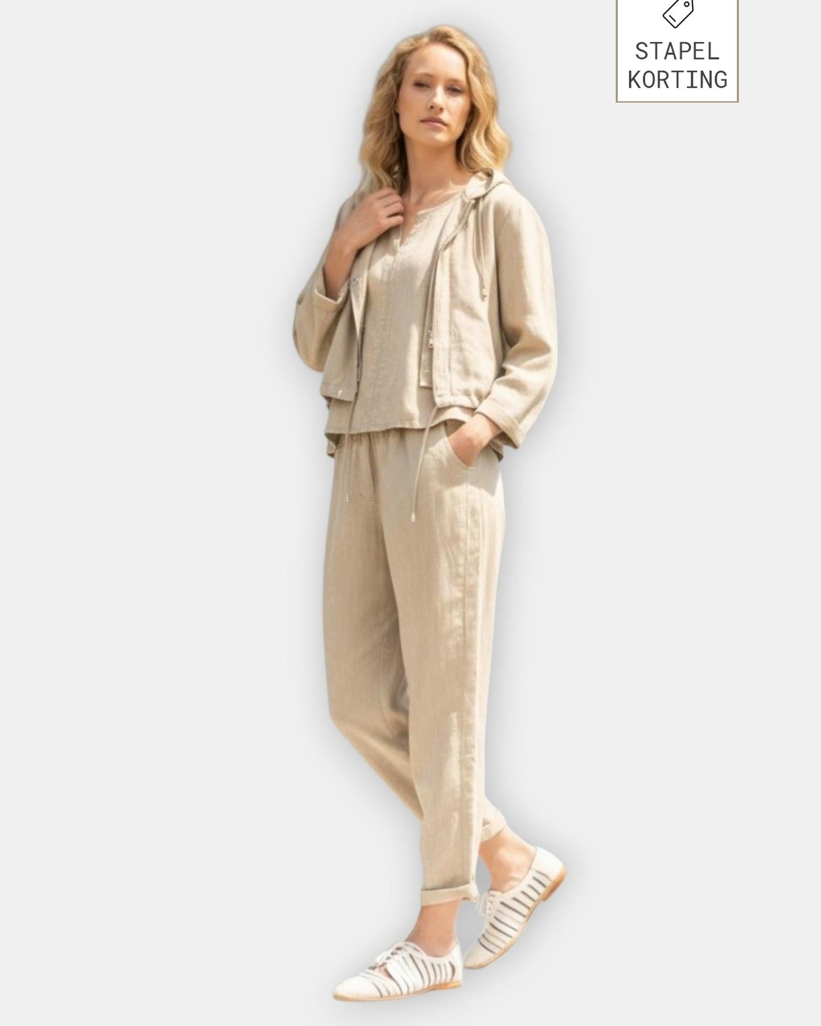 AMBER & MOON broek CLARA