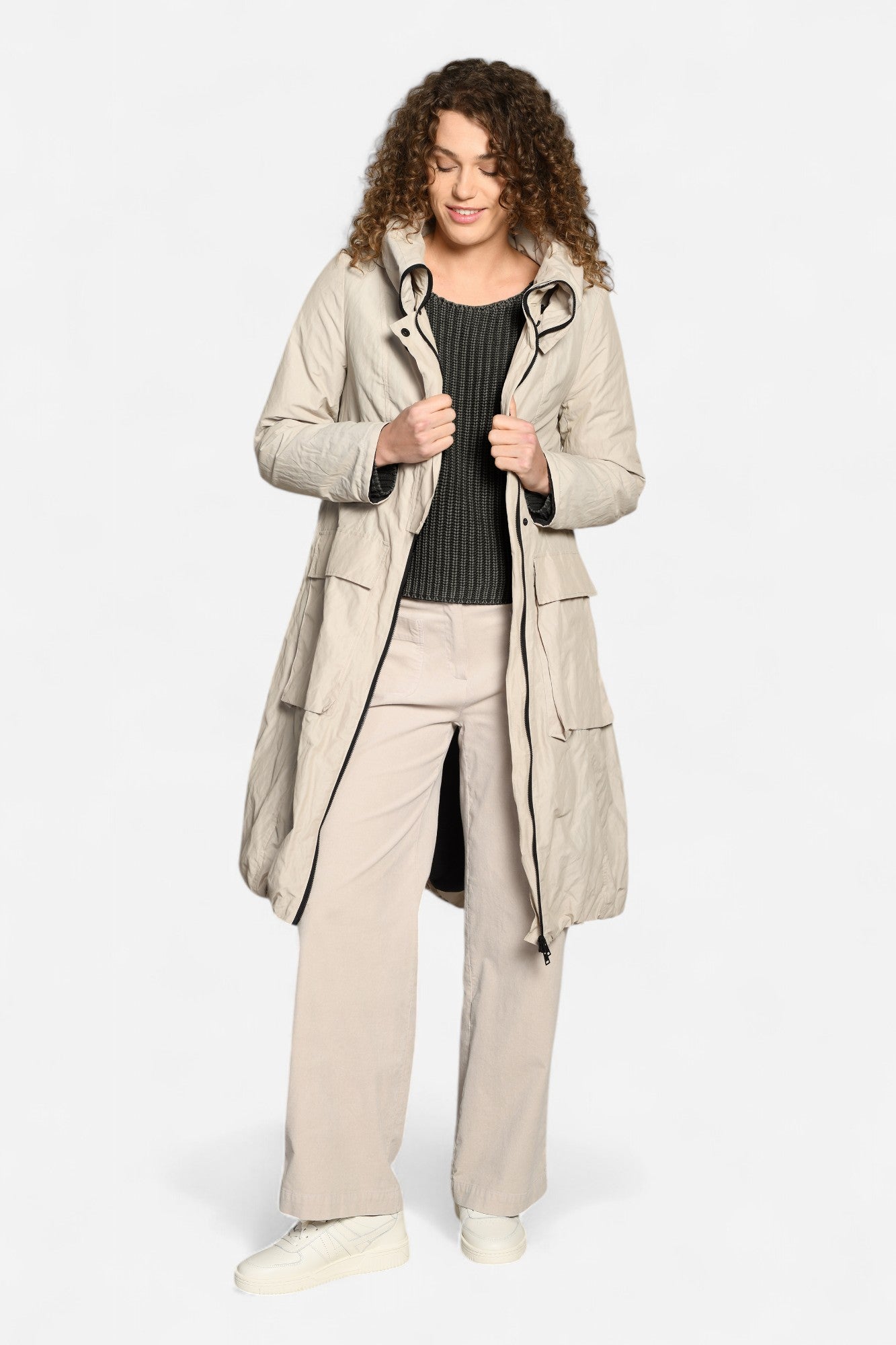 AMBER & MOON lange jas BANICO