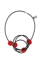 AnZZ ketting CIRCLE rood