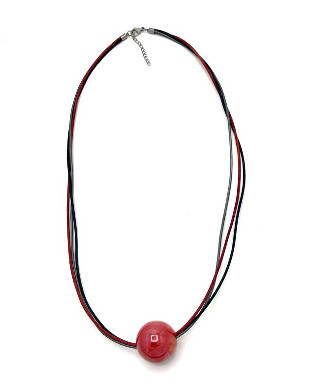 AnZZ ketting CUIR BALL