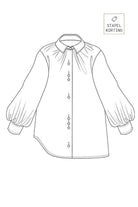 ELSEWHERE blouse GATHER