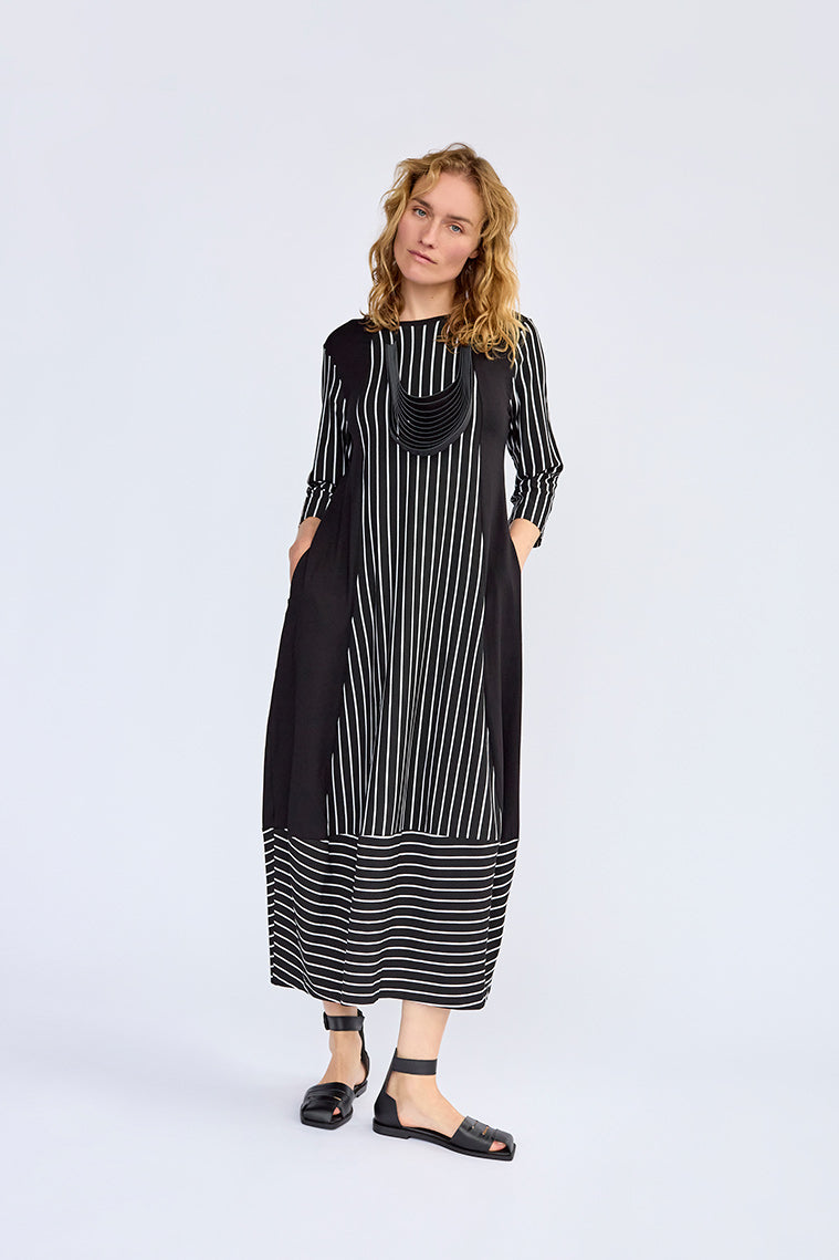 ELSEWHERE jurk STRIPE