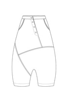 ELSEWHERE vegan lederen dhoti broek STITCH