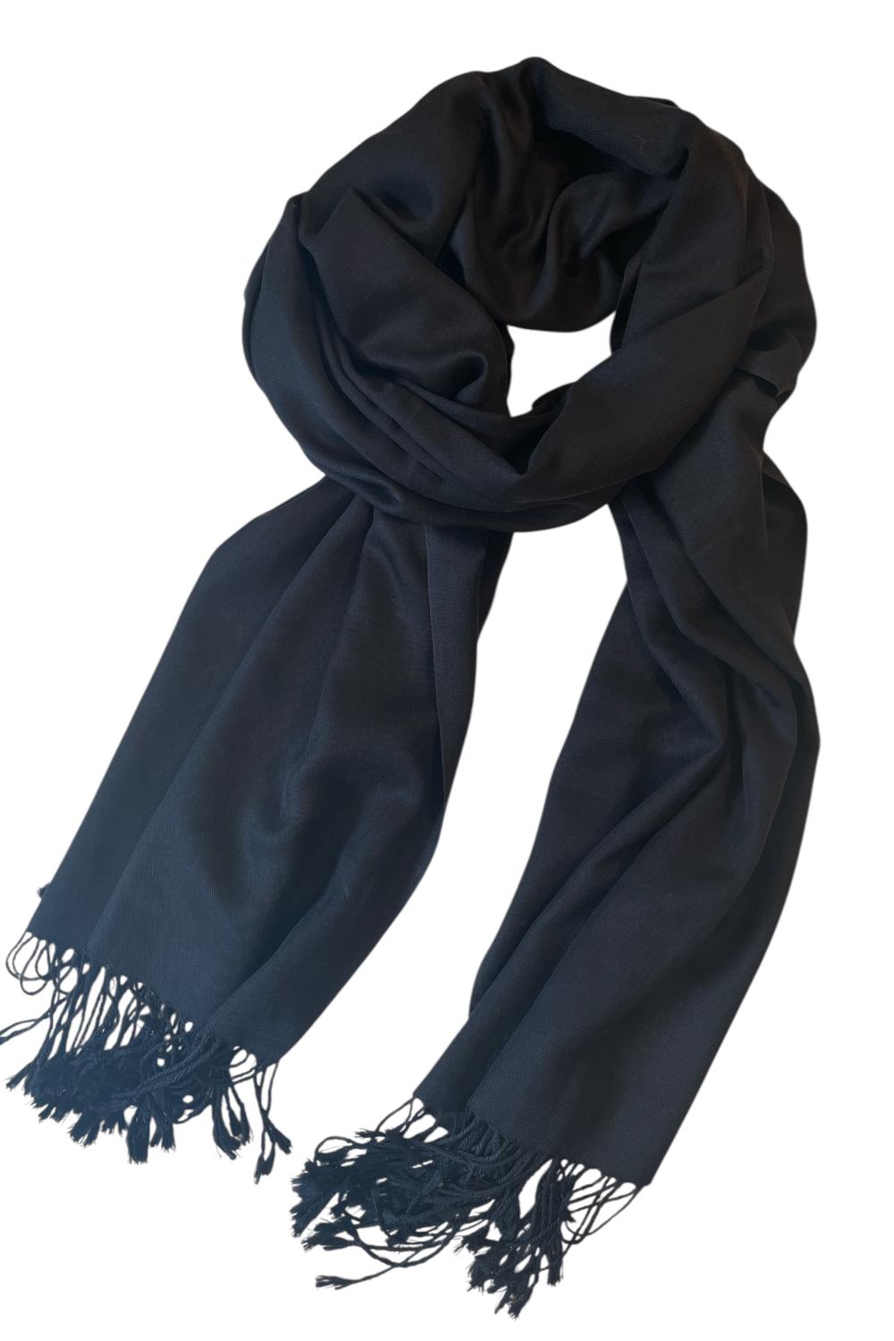 LEEZZA sjaal KEPER zwart