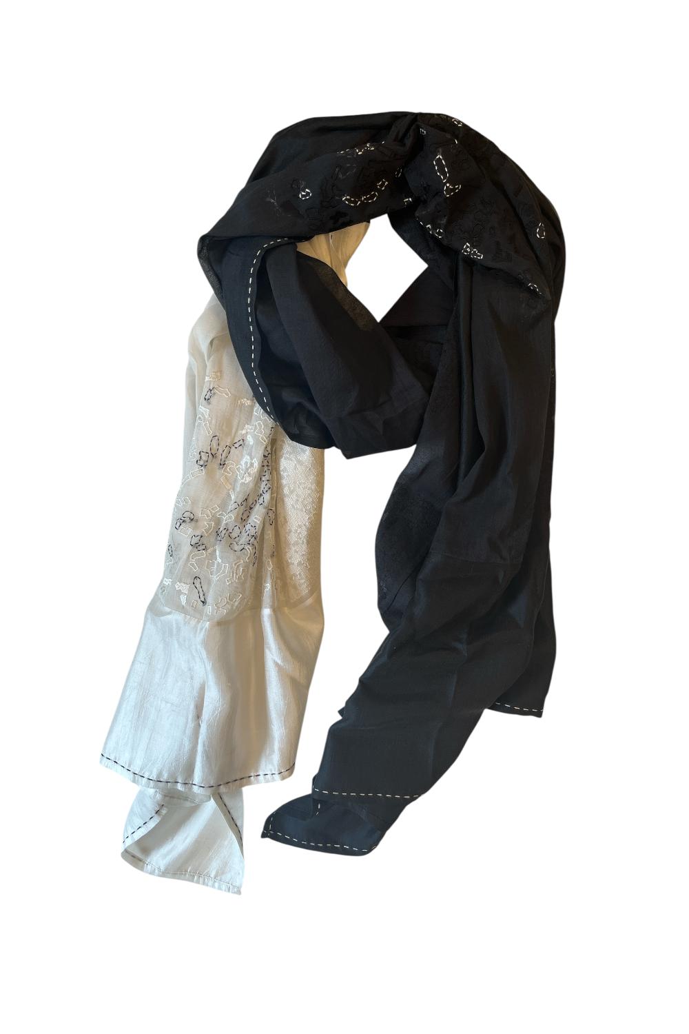 LEEZZA sjaal NITYA zwart